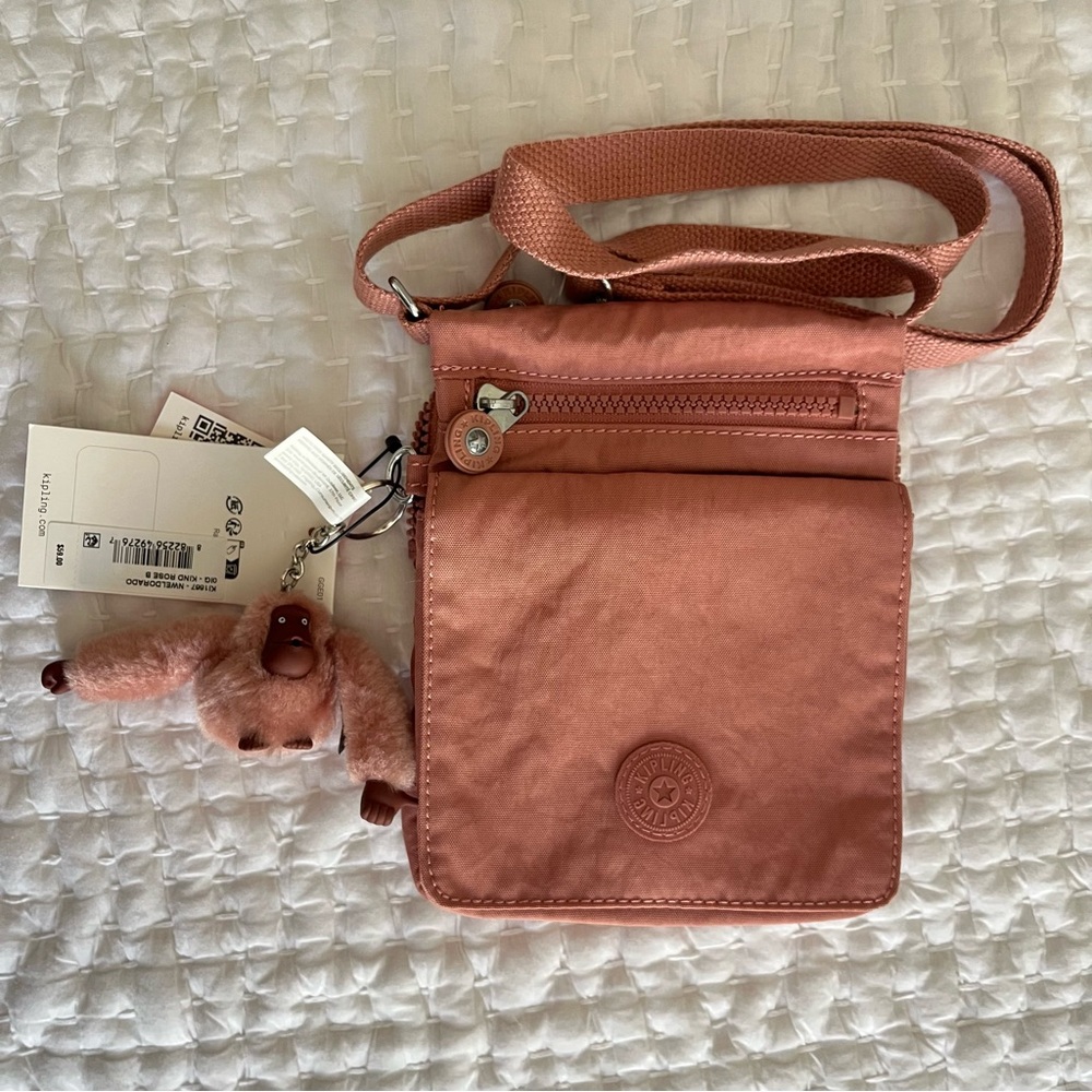 Kipling Coral Crossbody Bag